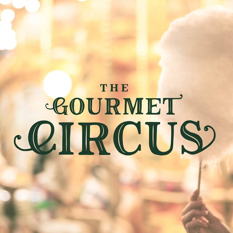 Schwelgen Sie in süßer Nostalgie im Gourmet-Zirkus, wo Laune auf Geschmack trifft.